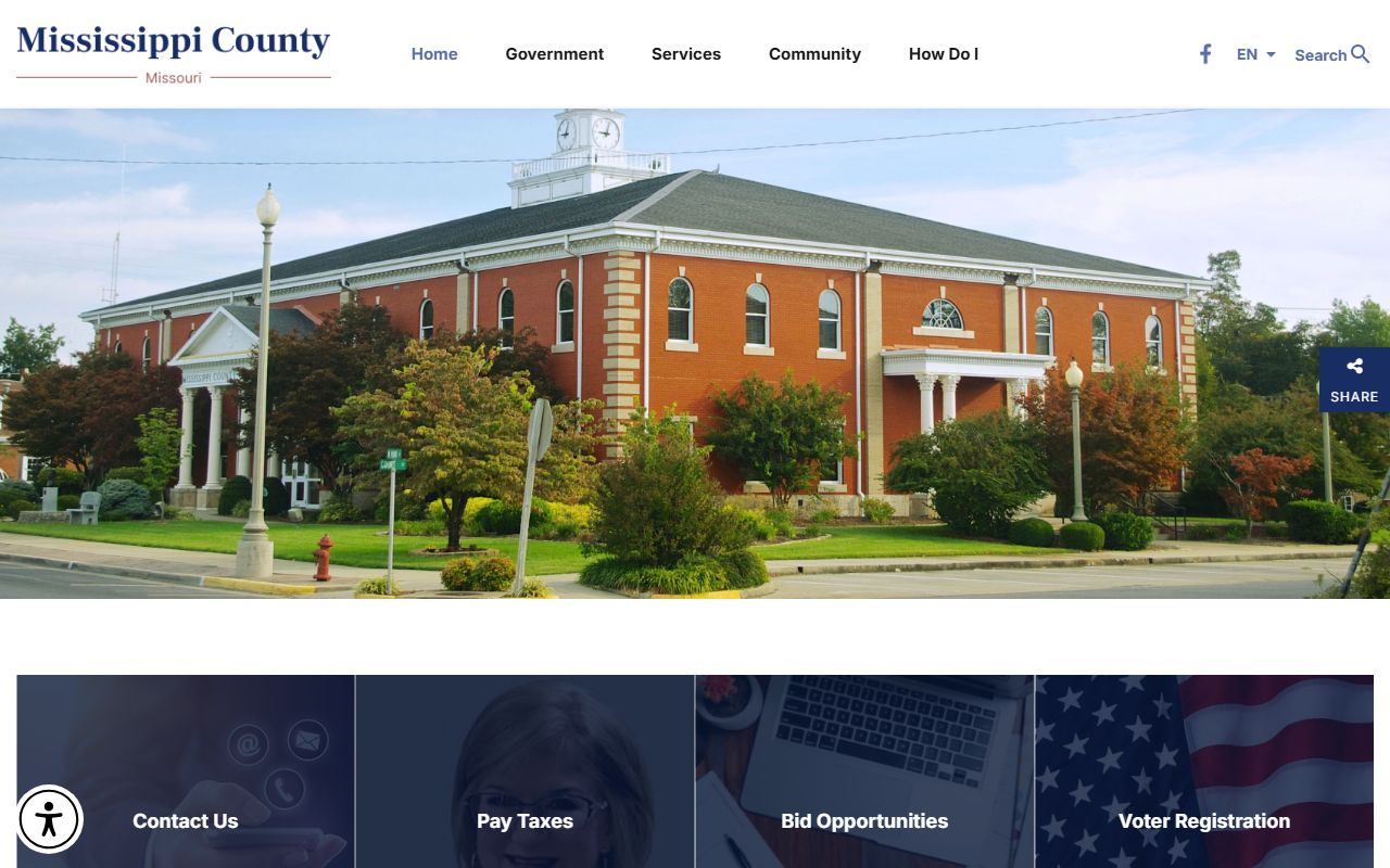 Mississippi County Missouri official website for traffic court records reference