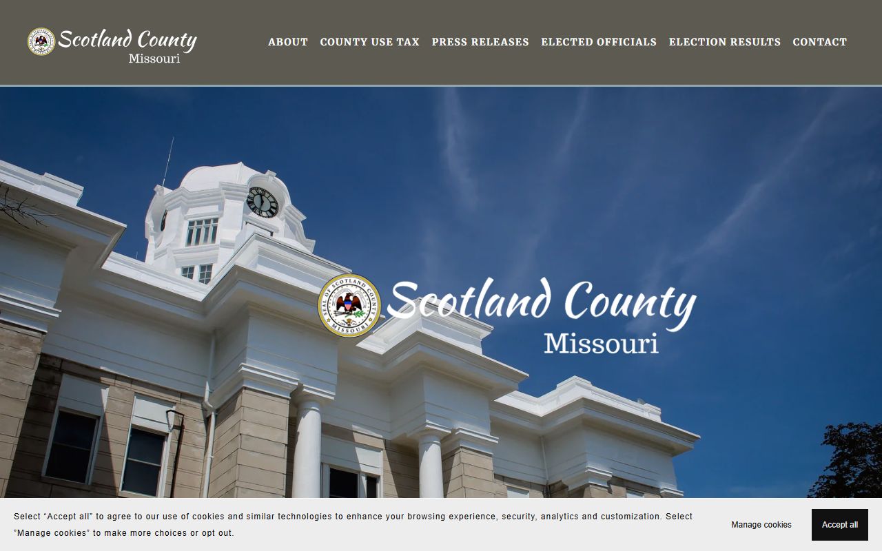 Scotland County Missouri website for Scotland County traffic court records